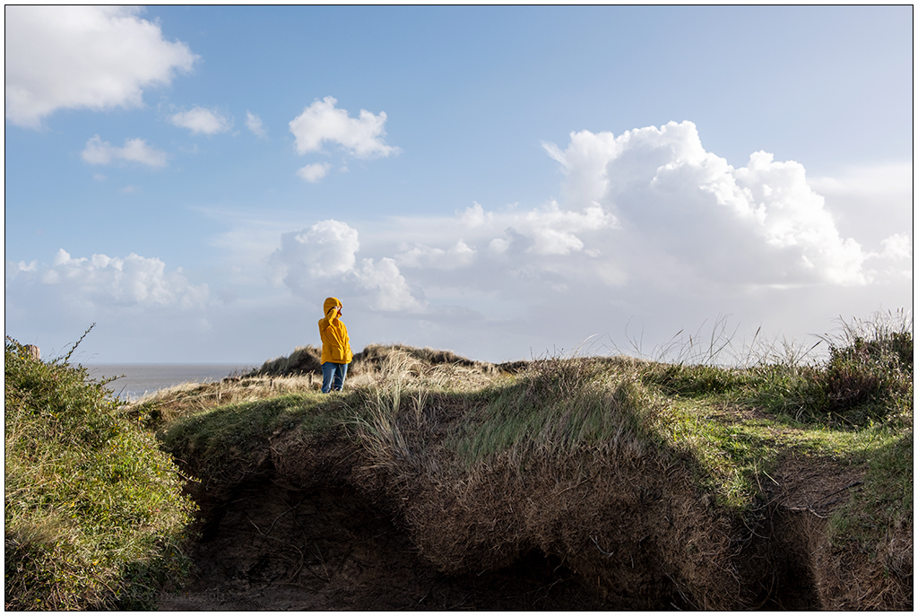 Best of 2023 IV: Sylt – Morsum Kliff im Oktober bei Sturm © 2023 Sabine Lommatzsch