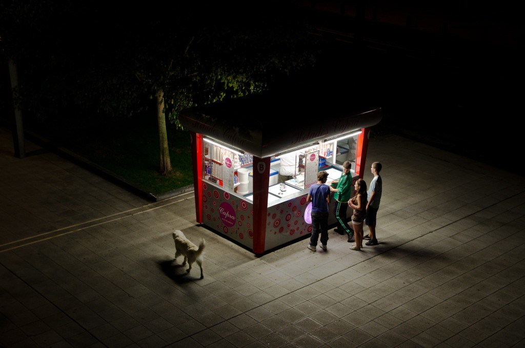 Bilbao - Eisstand