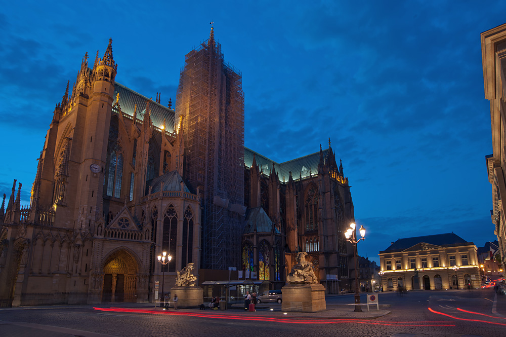 Blaue Stunde in Metz