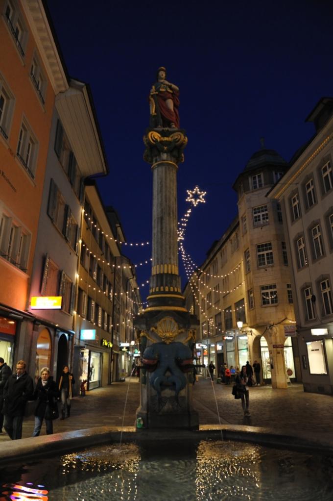 Blaue Stunde in Winterthur