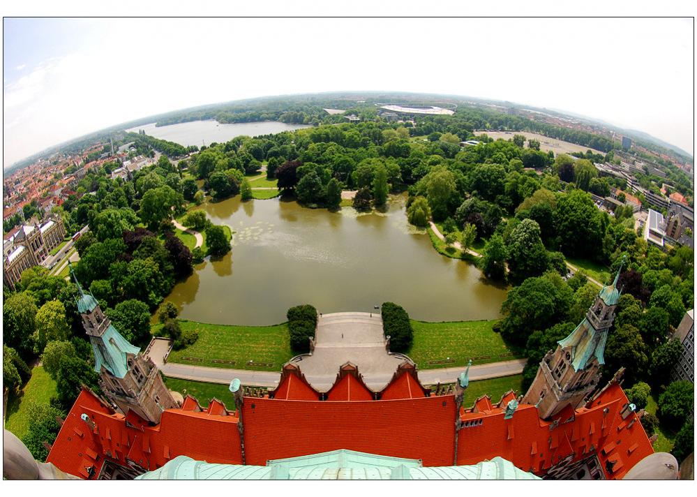 Blick vom Neuen Rathaus, Hannover