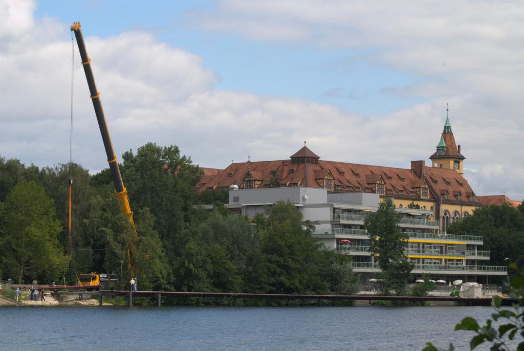 Blick zum Wastl (Wöhrder See)