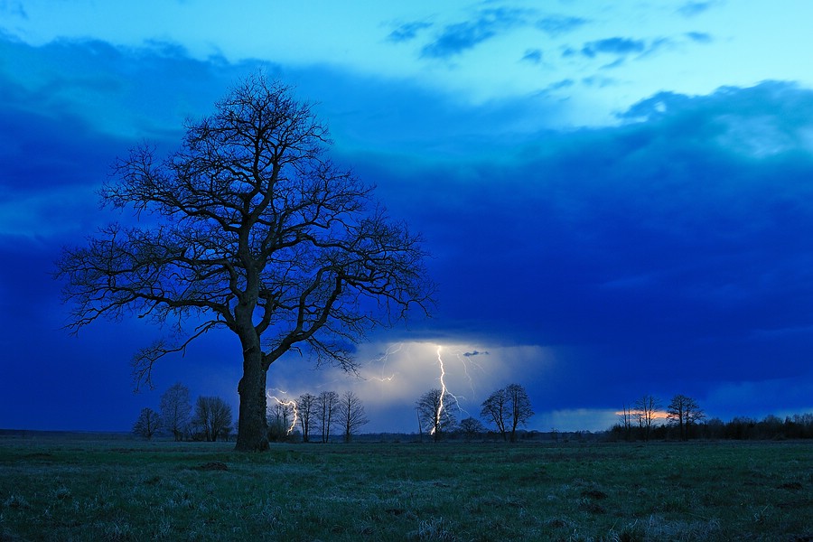 Blitz zur blauen Stunde