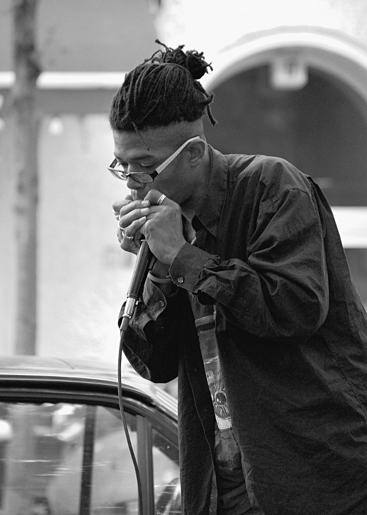 Bluesmusiker I (Flohmarkt auf dem Boxhagener Platz)