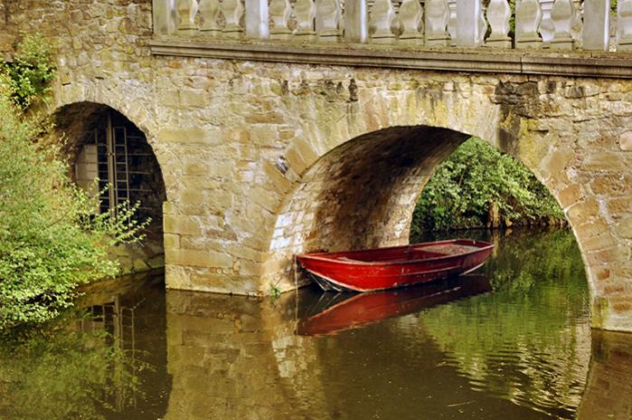 boat on the river