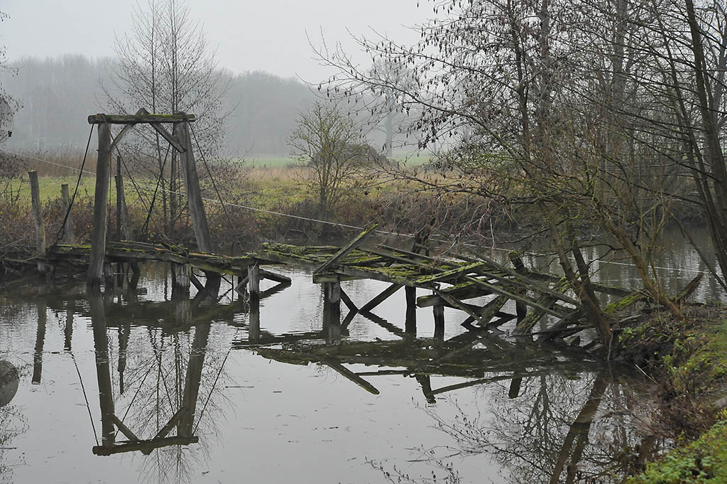 Bockum-Hövel: Schloss Ermelinghof, Alte Gräftebrücke (D700, 7000518x)