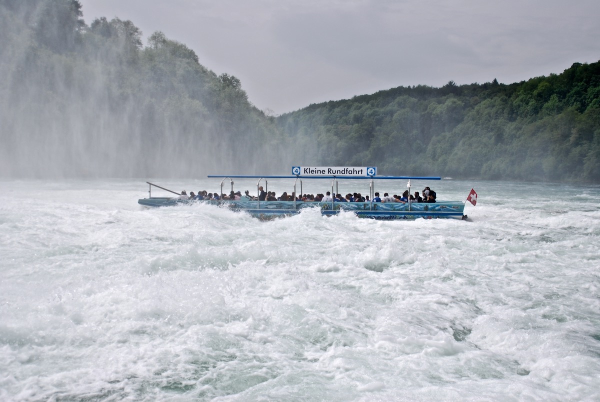 Boot Rheinfall Schaffhausen