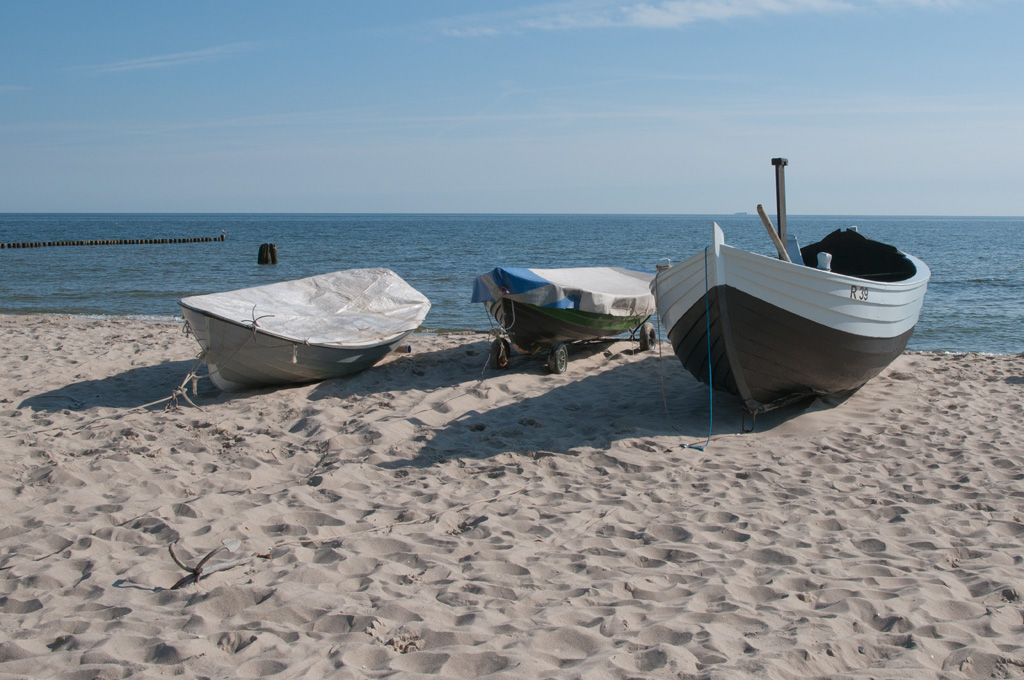 Boote aber ohne Blau