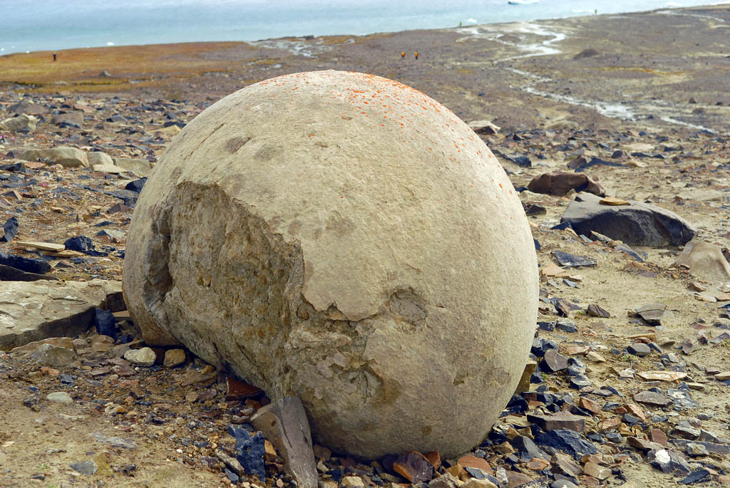 Boulders auf Champ Island