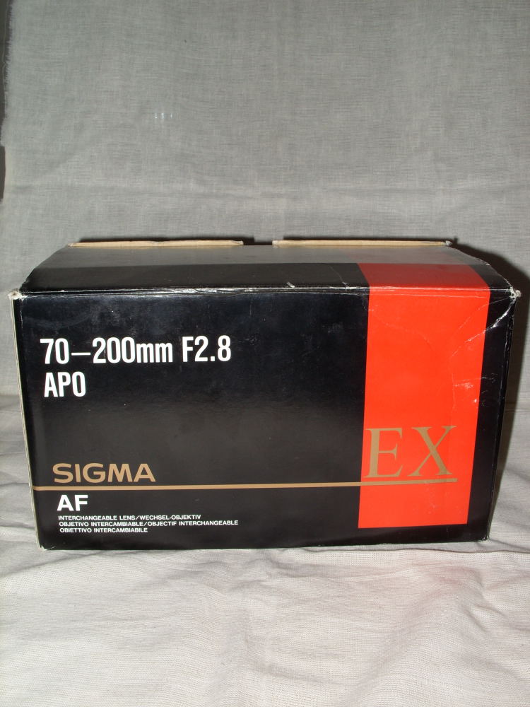 Box mit Köcher für Sigma 70-200 2,5
