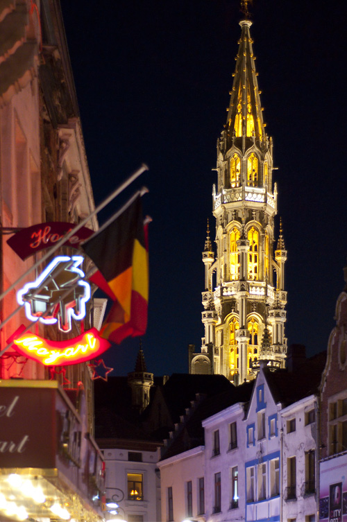Brüssel bei Nacht