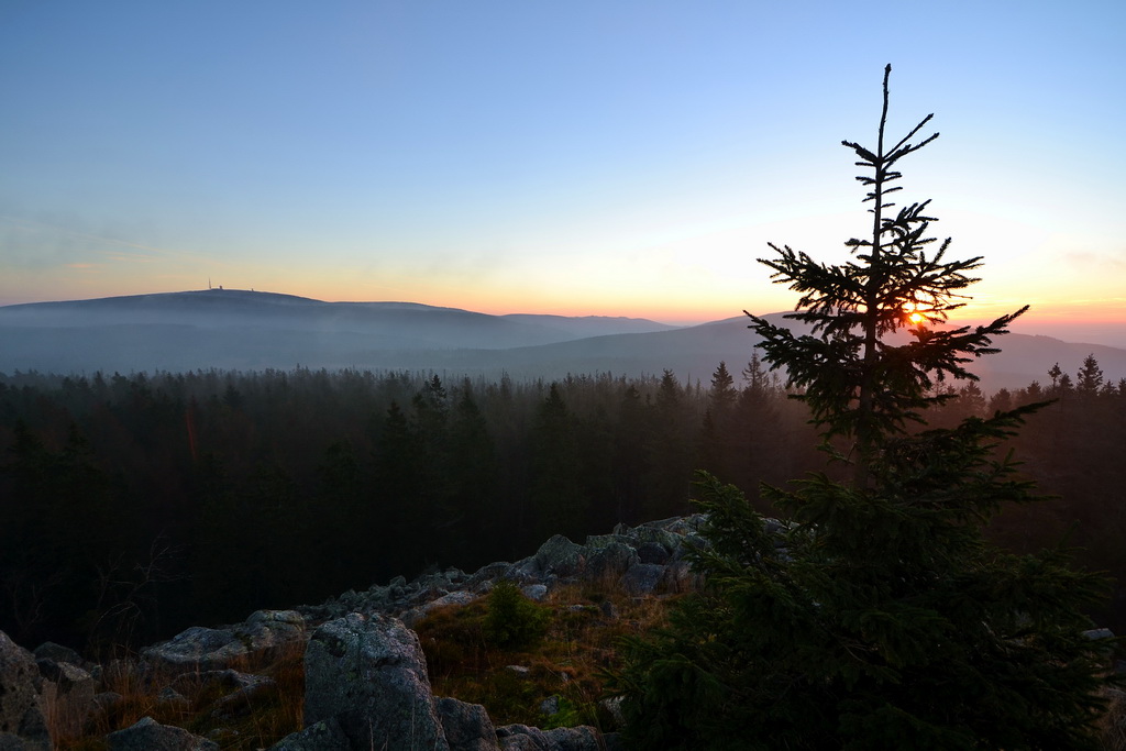 Brocken am Morgen