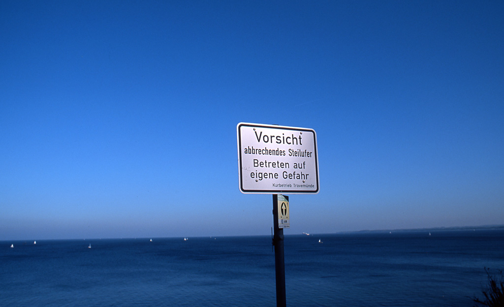 Brodtener Steilküste, Ostholstein, Oktober 2008, Velvia 50