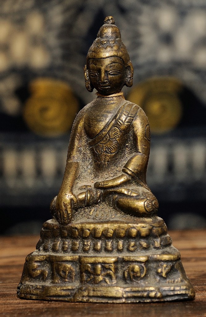 Buddha (3) - Thailand, Bronze - ca. 1980