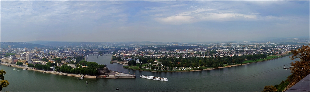 Buga Koblenz - 22.08.2011 Deutsches Eck Panorama