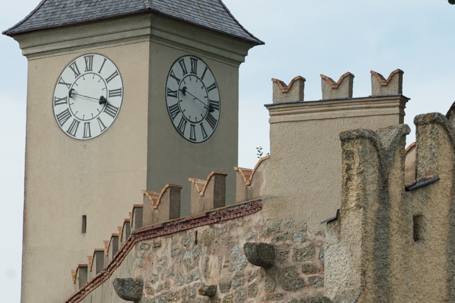 Burg Rapottenstein im Waldviertel/ Niederösterreich - 100%-Ausschnittsvergrößerung