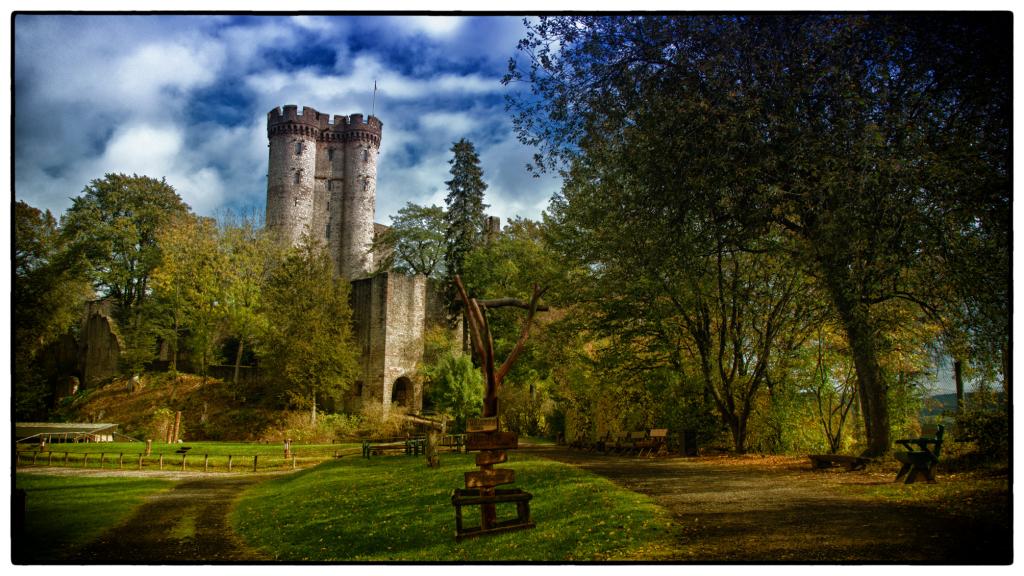 Burgruine in Gerolstein/Eifel
