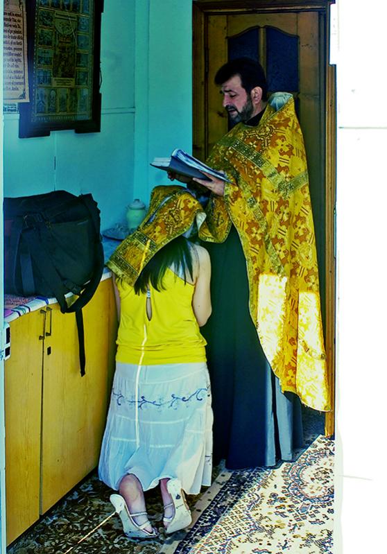 ceremony in moldavian Church