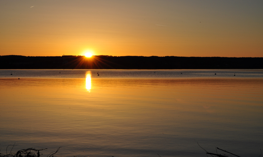 Champagnerstunde am Ammersee...