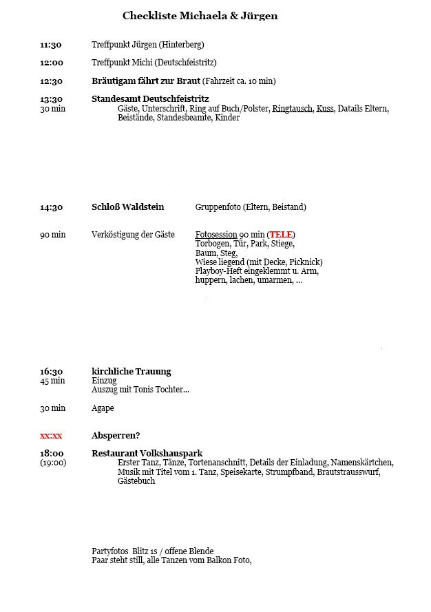Checkliste Armin Detail