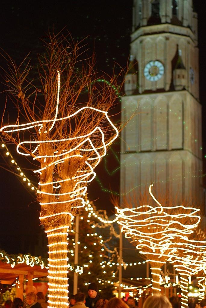 Christkindlmarkt in Landshut mit St. Jodok