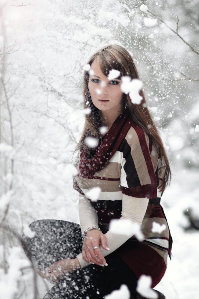 Cindy im Schnee!