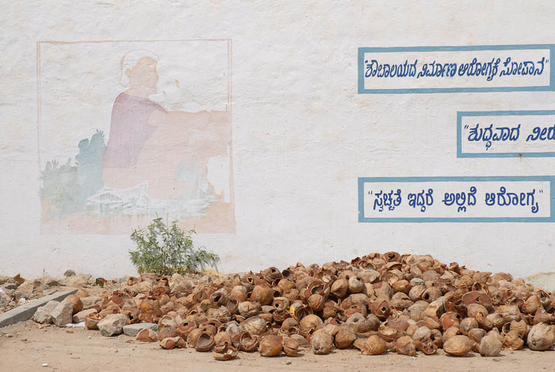 Coconuts are very important in South India (Chamundi Hill)