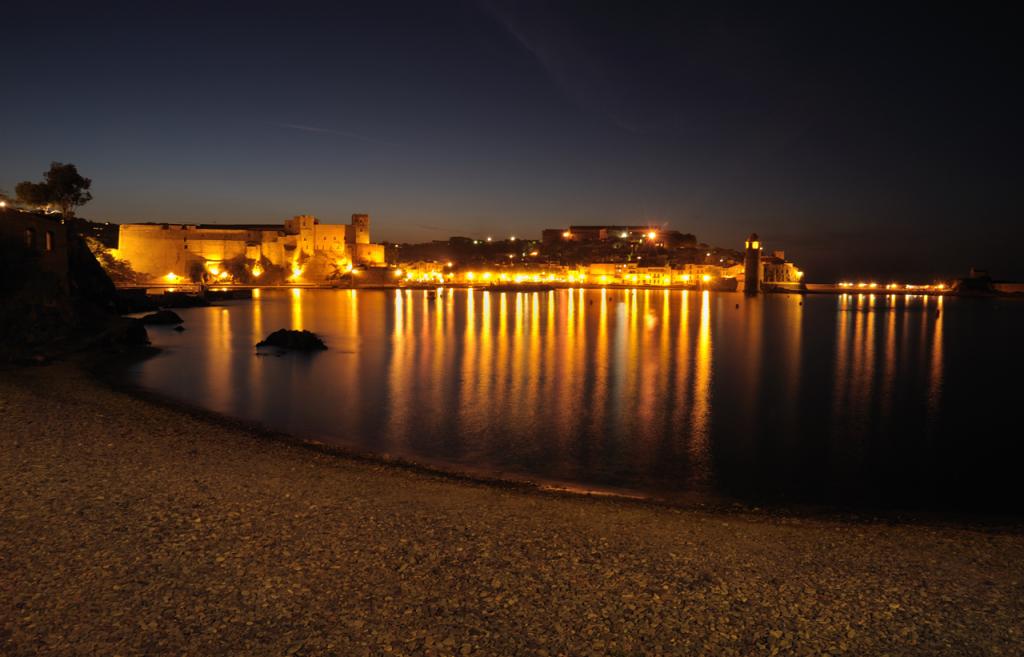 Colliour bei Nacht
