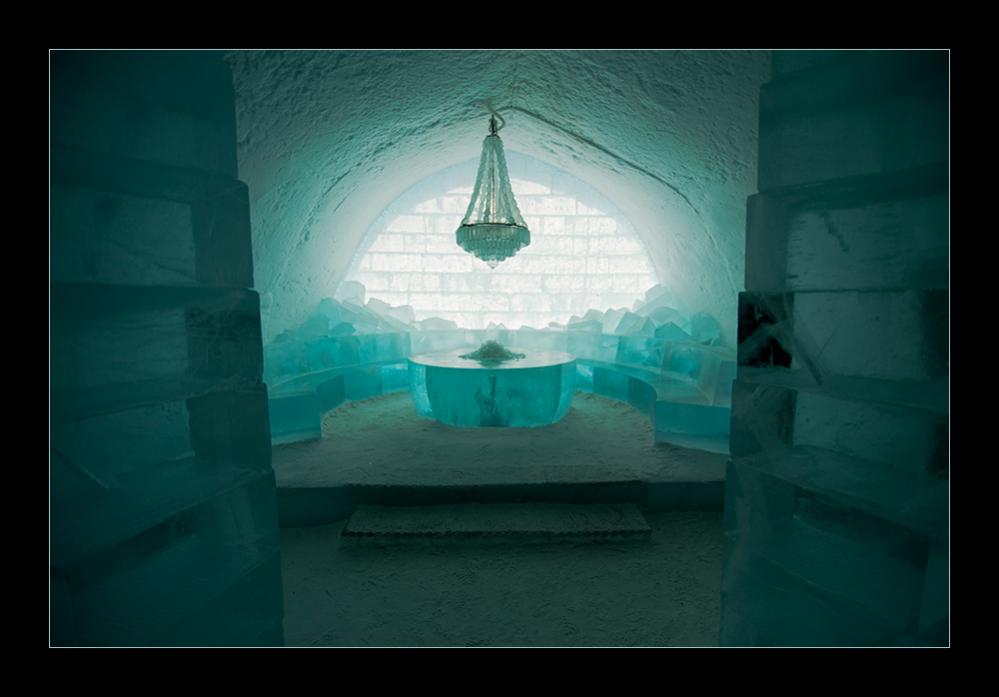Crystal Hall, Icehotel, Nordschweden