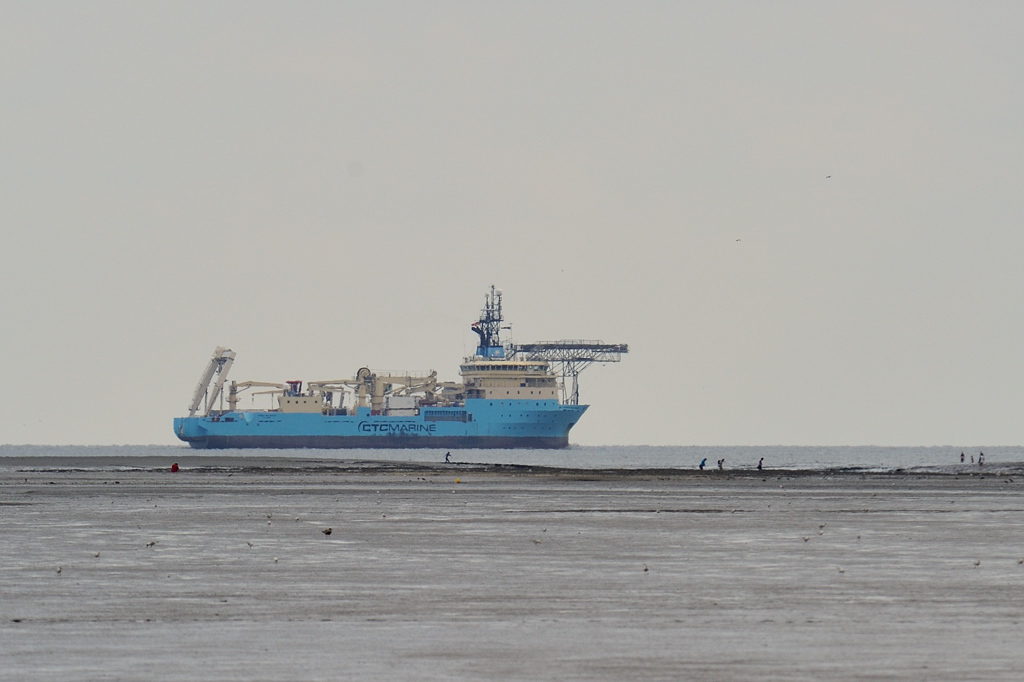 CTC Marine - Auf dem Weg nach Wilhelmshaven.
Vermutlich handelt es sich hier um die "Recorder".