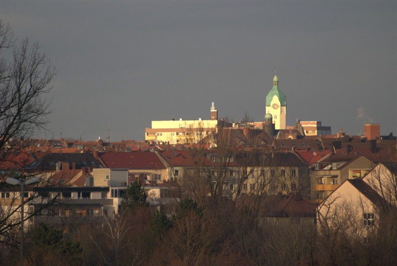 Dürrenhof - Blick zur Bismarckschule