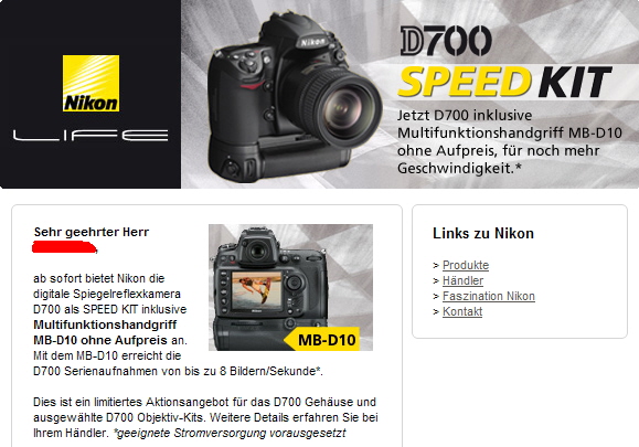 D700 Speed Kit