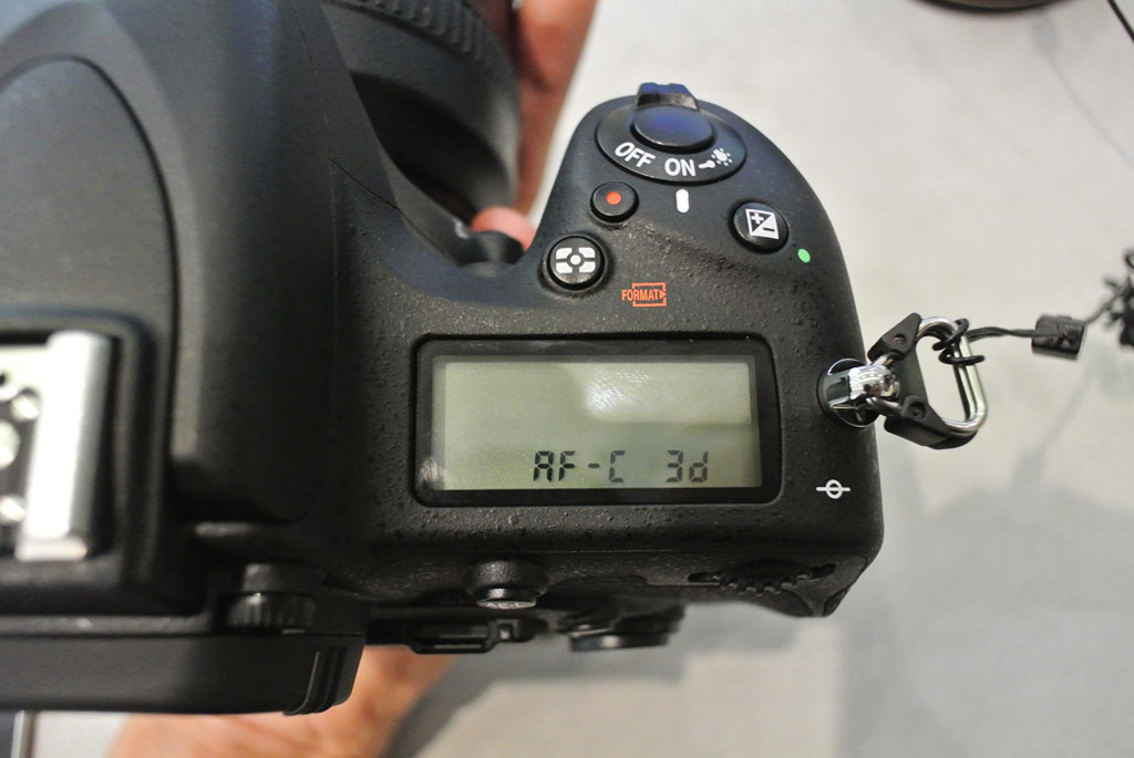 D750 Schulterdisplay