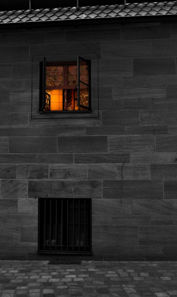 Das Fenster zum Hof, Nürnberg, Bratwursthäusle