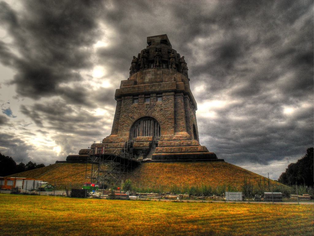 Das Völkerschlachtdenkmal bei Leipzig