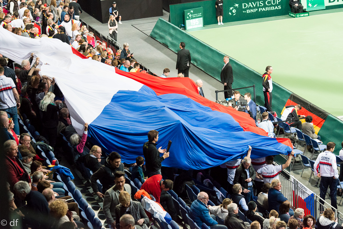 Davis Cup Deutschland - Tschechien, TUI Arena Hannover, 04.03.2016, Nikon D800/2.8/70-200