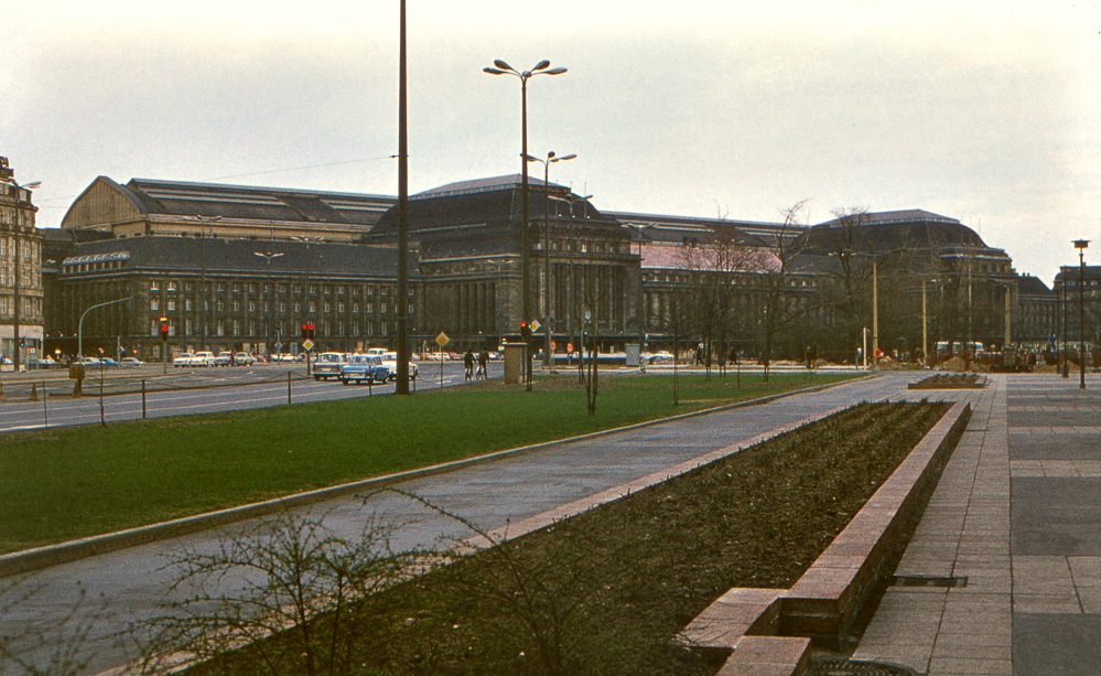 DDR Bilder ca1974 005 f: Leipzig Hauptbahnhof, ca. 1970