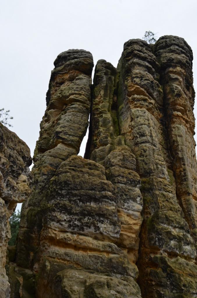 Der 5 Fingerfelsen nahe der Kluseinsiedelei