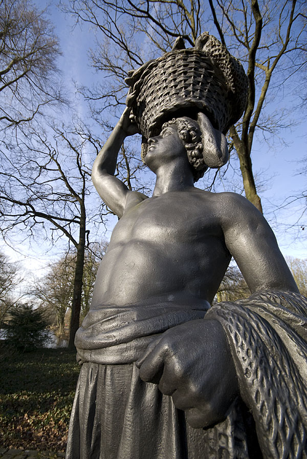 Der Aalfischer in Schloss Rheydt