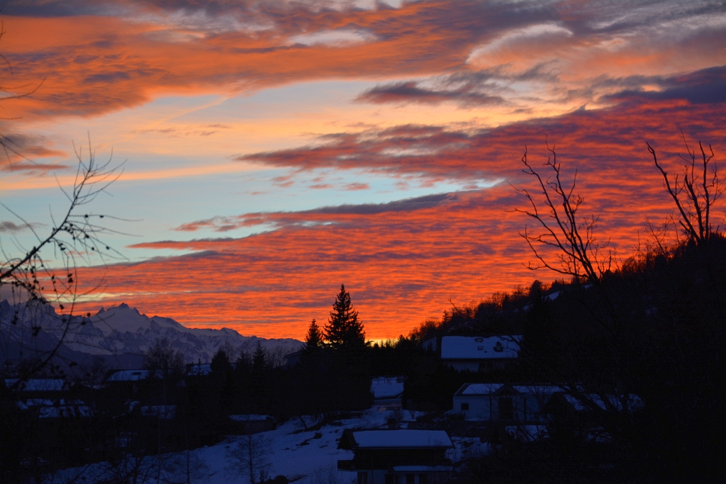 Der Himmel so rot