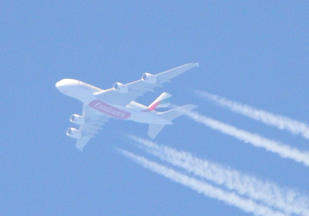 Detail 200 Prozent Airbus über Usedom