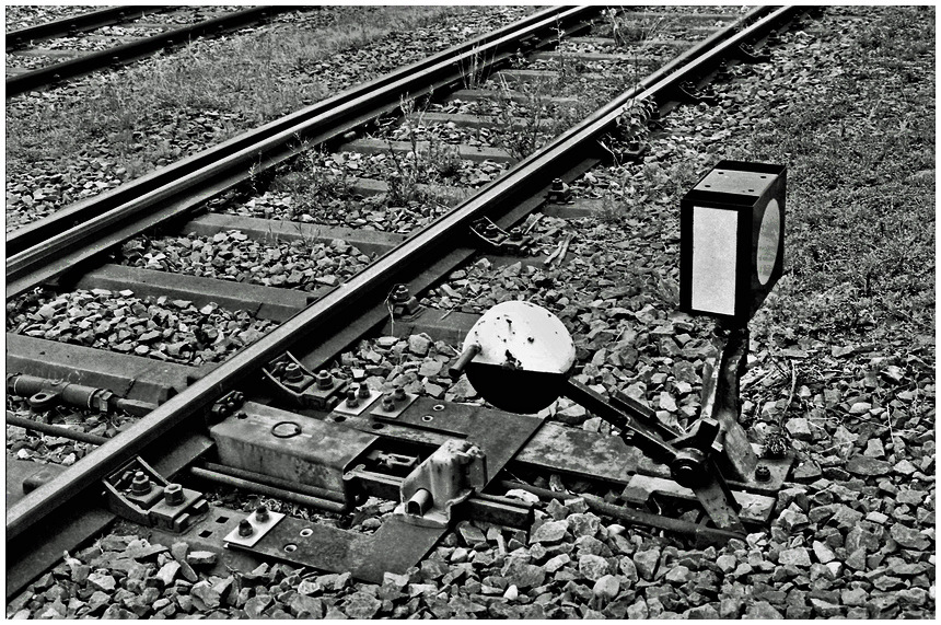 Die Weiche ist gestellt