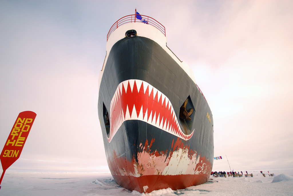 Die Yamal auf 90 Grad Nord