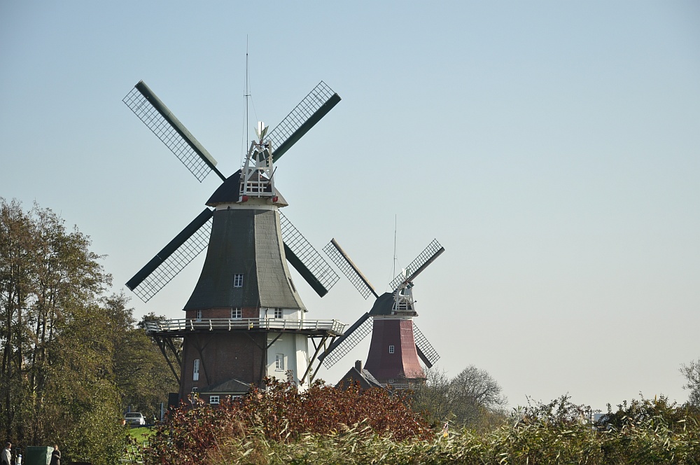 Die Zwillingsmühlen in Greetsiel