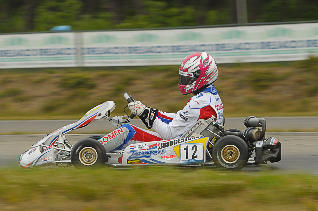 DJKM Fahrerin K. Omen aus Holland in Genk (B)