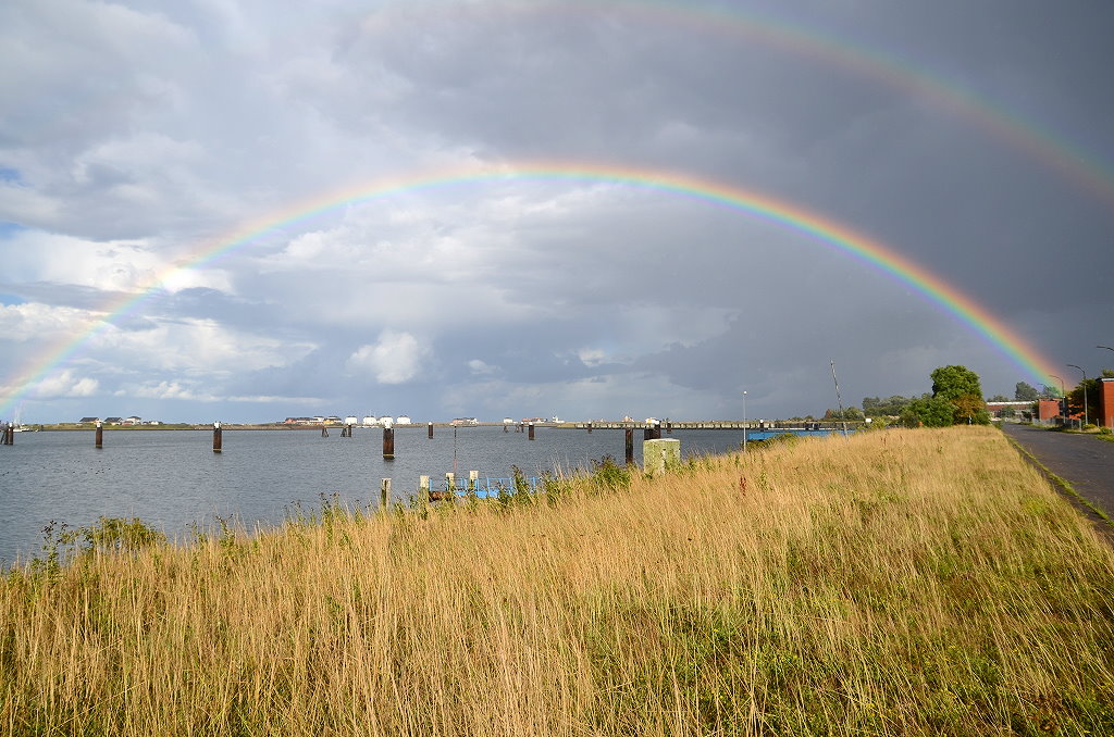 Doppelregenbogen in Olpenitz