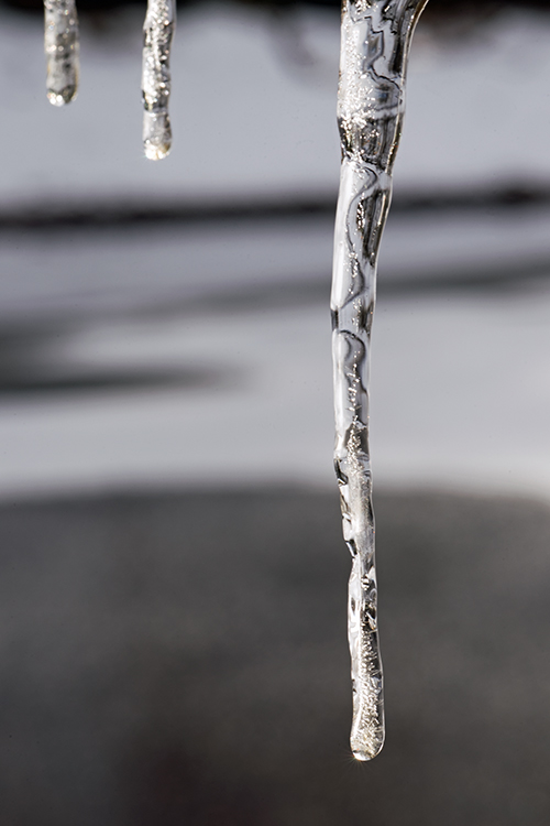 drei Eiszapfen