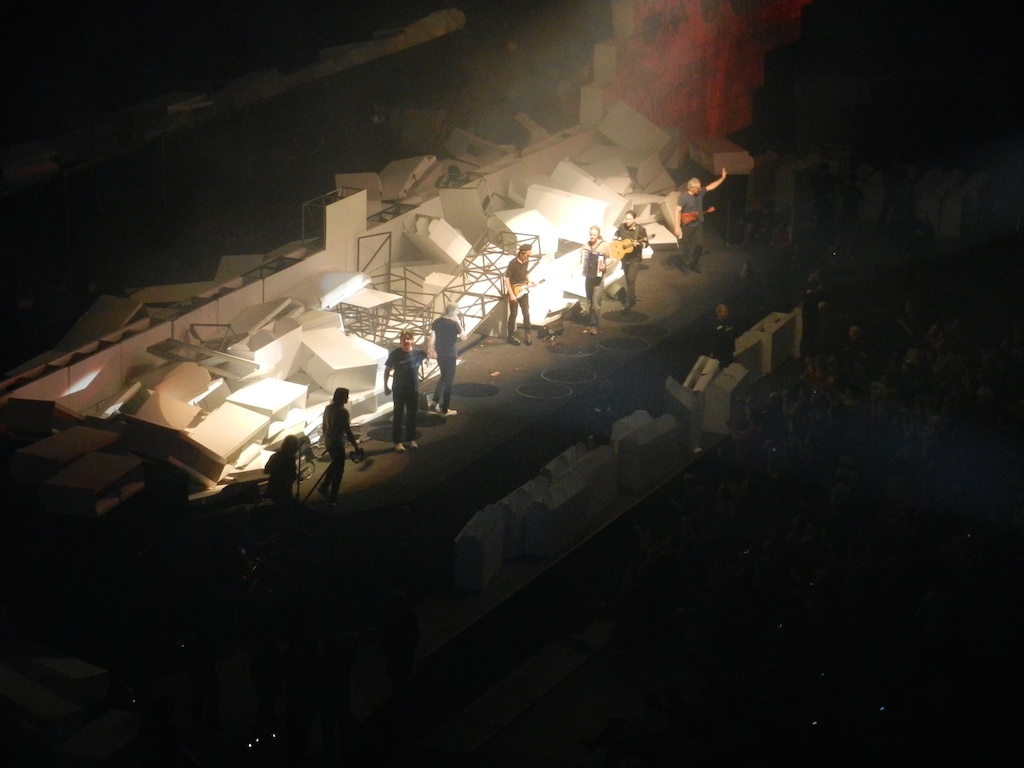 DSCN0508 Roger Waters in Zürich Ende des Konzerts