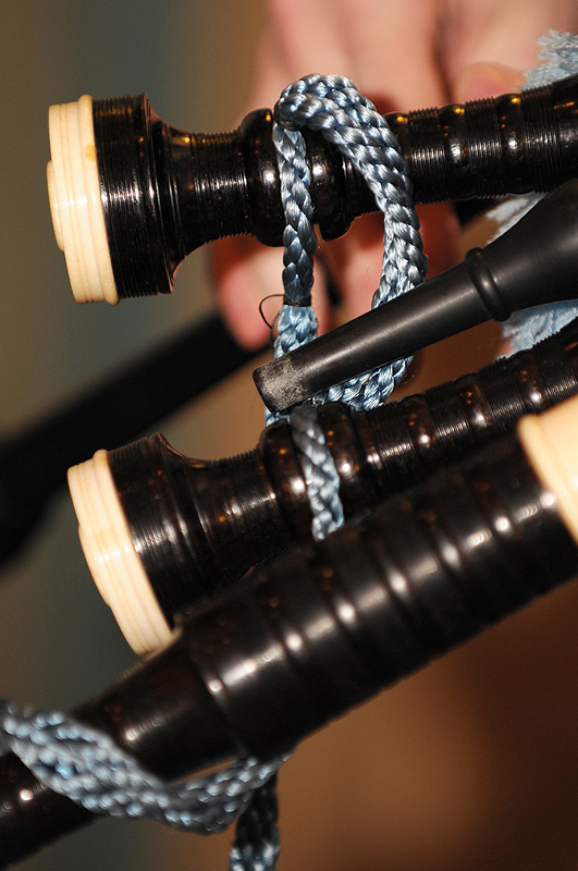 Dudelsack bei 3. Bagpipe-Wettbewerb in Nagold
