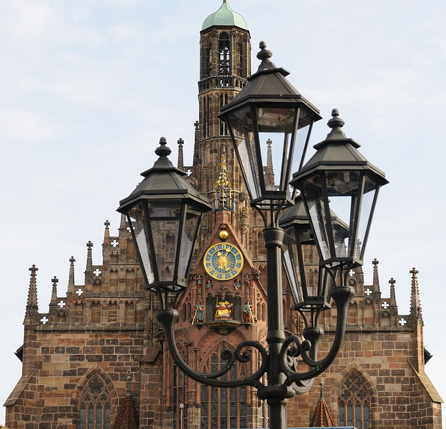 Durch die Lampe gesehen
